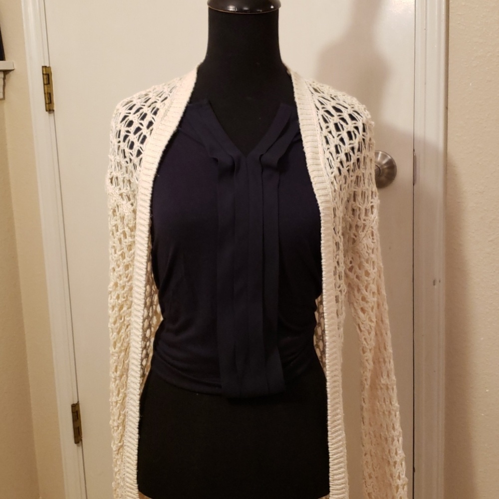 Cream knit sweater from Shana